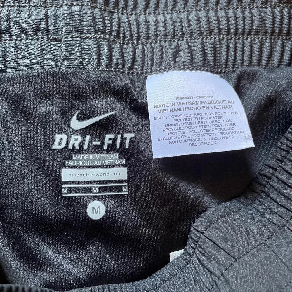 Nike‎ Womens Black & White Dri Fit Elastic Waist